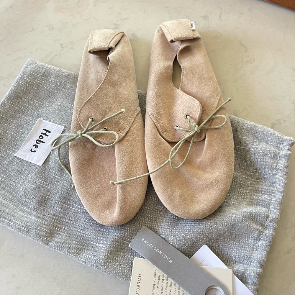 Hobes shoes in blush suede - women size 40 8.5/9